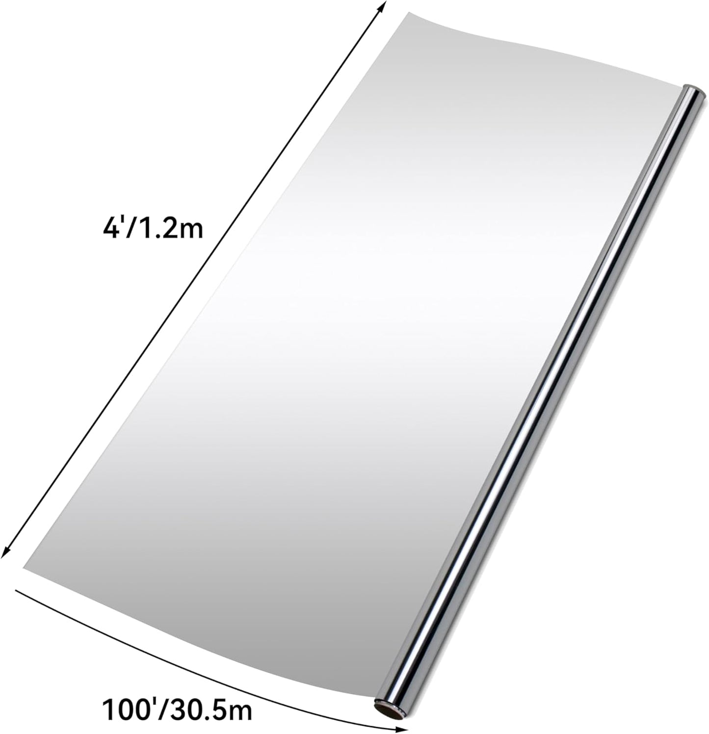 TEXALAN(R) Horticulture Highly Reflective Mylar Film Roll for Grow Room 2 Mil (4X100FT)