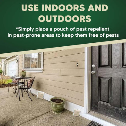 Pest Control Pouches, Mice Repellent Indoor, Rodent Repellent, Mouse Repellent, Mouse Deterrents, Rat Repellent for House,Roach,Spider,Roach,Ant,Mosquito,Silverfish and Lizard Repellent- 8P