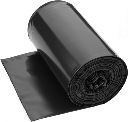 13 Gallon Trash Bags, Pack of 28, Black Kitchen Garbage Bags 13 Gal, 61x75cm, 12g/pcs, Unscented