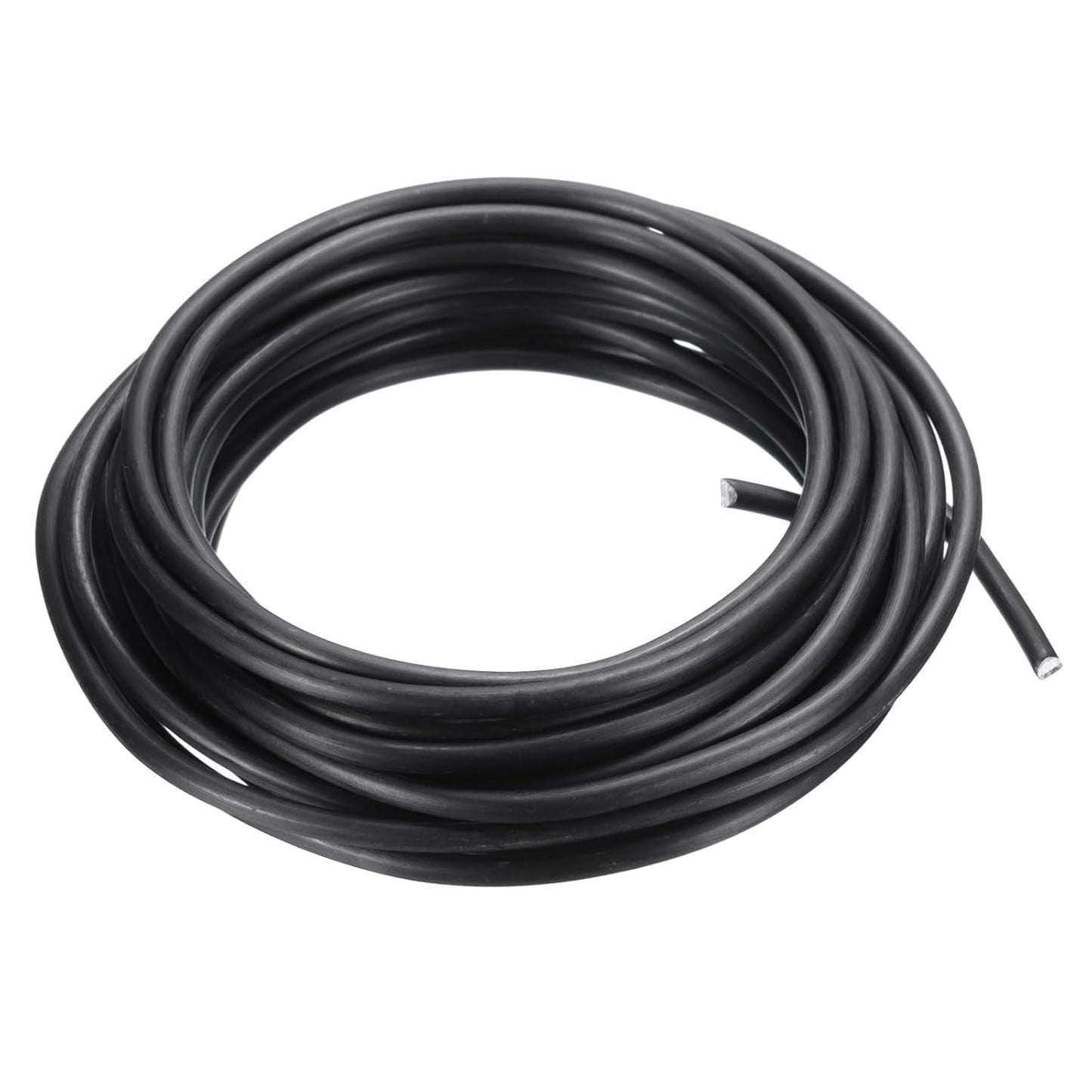 PATIKIL 4mm Bonsai Training Wire, 1 Roll Floral Wire Stems Anodized Aluminum Tree Wire 16.4 Feet Total for Gardening Branch Fixing, Black