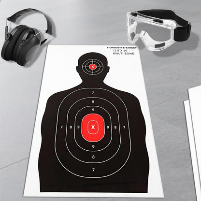Axe Throwing Wooden Target with Handles & KnifeThrowing with Steel Chain