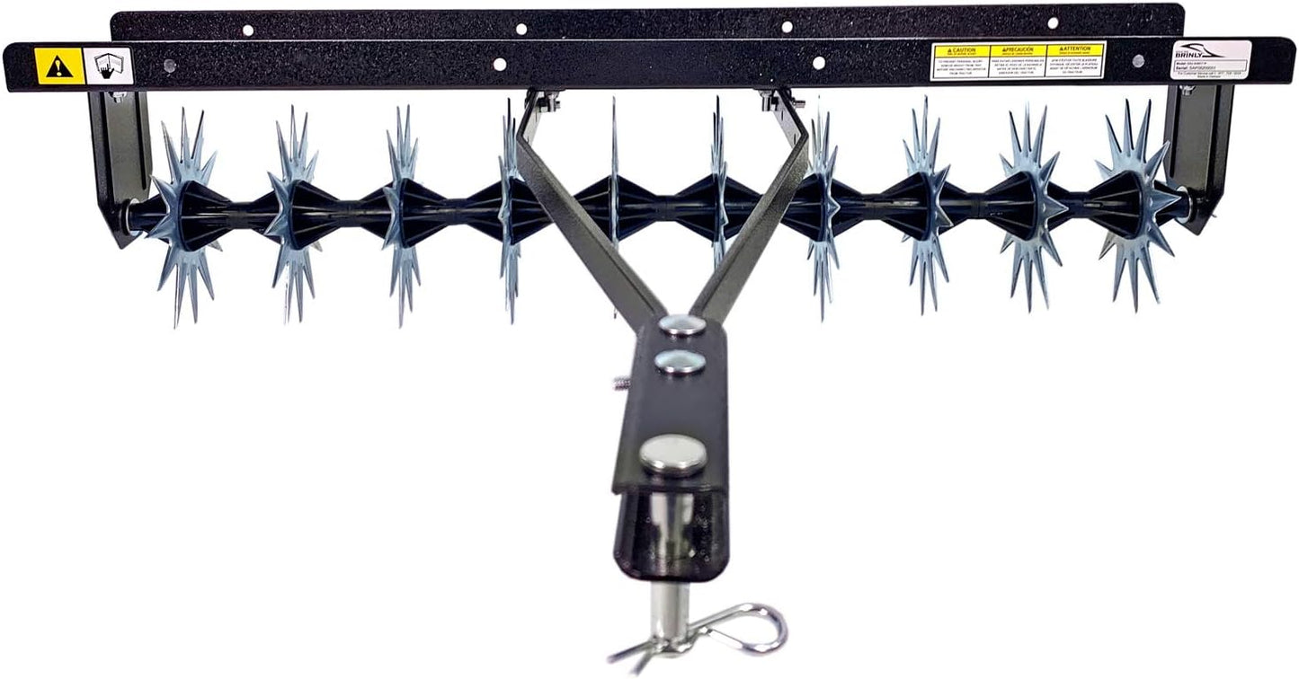 Brinly SA2-40BH-P2 40" Tow Behind Spike Aerator with Double Tow Bar