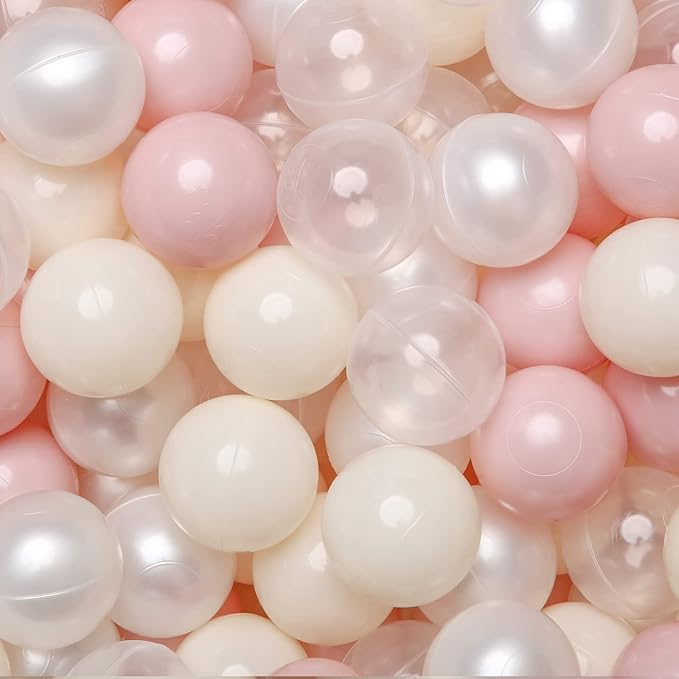 TRENDPLAY Plastic Balls for Ball Pits 2.2 Inch, Pack of 50 100 200 500 Hollow Balls, Perfect for