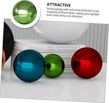 Garden Reflective Ball Mirror Gazing Ball Greenery Decor Floating Polished Gazing Decorative Garden Gazing s Outdoor Spheres Metal Stainless Steel Mirror Wall