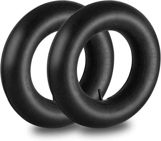 4.80/4.00-8" 4.80 x 4.00-8 Inner Tubes (2 Pack) with TR-13 Straight Valve Stem,for Wheelbarrows