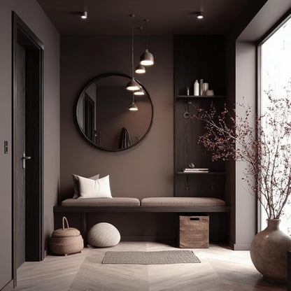 EVOLVE Paint & Primer: Environment-friendly, Low Sheen with One-coat Coverage for Interior & Exterior surfaces (Espresso, 5-Gallon)