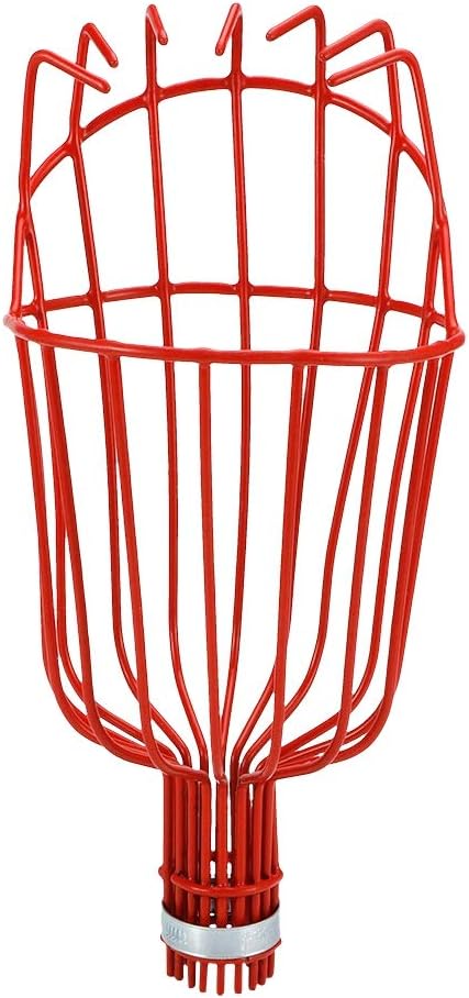 Garden Greenhouse Gardening Farm Steel Tree Fruit Picker Catcher Tool for Harvest Picking a Fruits Included o PickerFruits Picking ToolFruits CatcherFarm PickerSteel