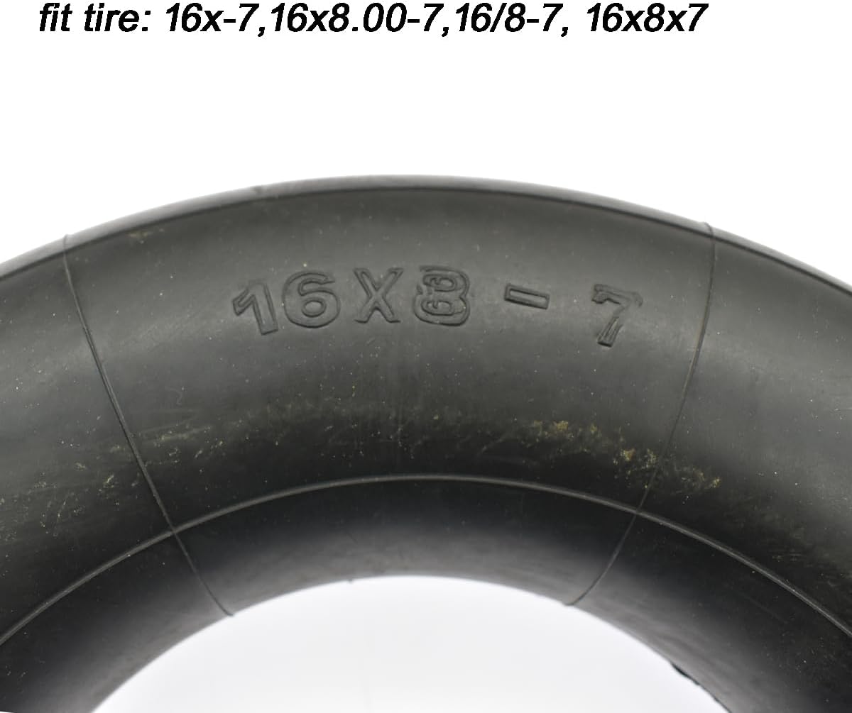 16x8-7 16X8.00-7 4.00-7 Inner Tube, work for ATV Barrow Sack Truck Trolley Spare Wheel,and more (16x8.00-7 TR13)