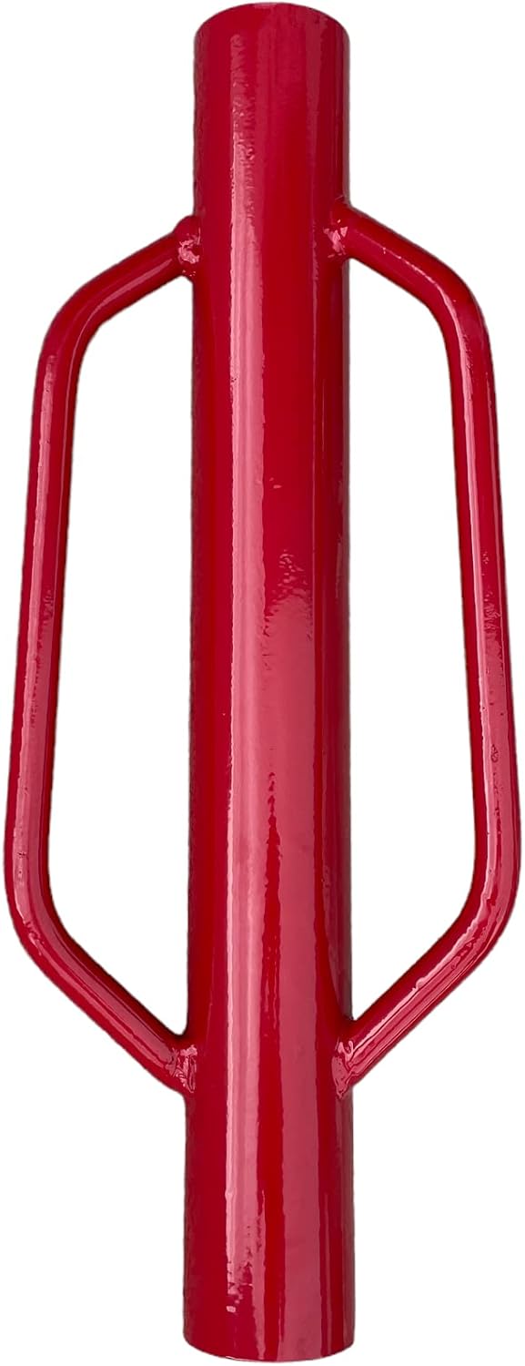 Sandbaggy U & T Post Driver, 30% More Heavier & Sustainable Than Competitors - 15.5 lb Fence Post Driver That Fits up to 2-3/4 inch - 10 Guage Industrial Grade Steel - Red (Pack of 3)