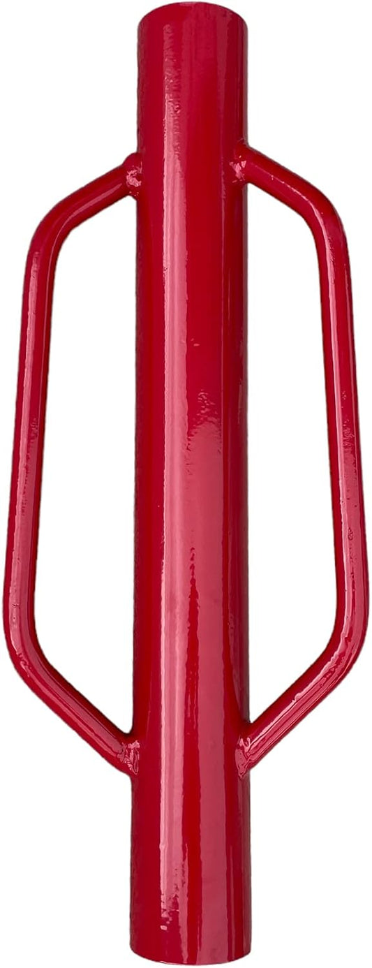 Sandbaggy U & T Post Driver, 30% More Heavier & Sustainable Than Competitors - 15.5 lb Fence Post Driver That Fits up to 2-3/4 inch - 10 Guage Industrial Grade Steel - Red (Pack of 2)