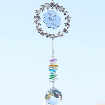 Persoanlized Gifts for Women Mom Sister Friends, Unique Crystal Suncatcher, Sun Catcher Ornament for Window Rainbow Maker Hanging Gift