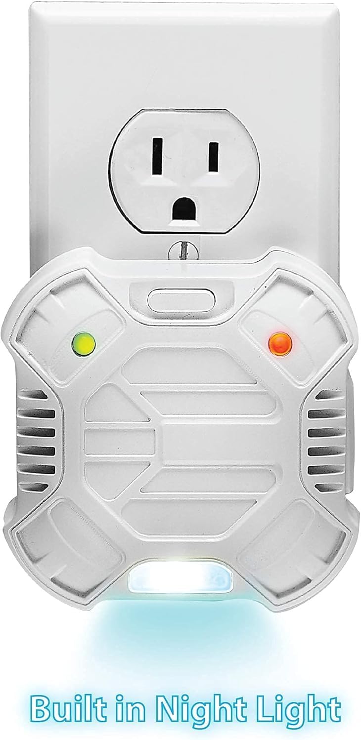 Riddex X Plus Insect Repellent - Plug in, Mouse Deterrent - Pest Reject for Defense Against Rats, Mice, Roaches, Bugs and Insects - Control Pests with No Toxins, 3-Pack