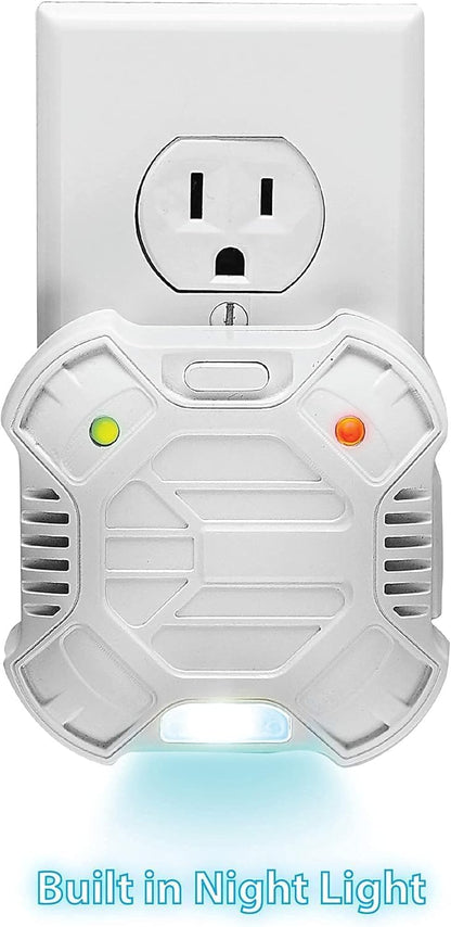 Riddex X Plus Insect Repellent - Plug in, Mouse Deterrent - Pest Reject for Defense Against Rats, Mice, Roaches, Bugs and Insects - Control Pests with No Toxins, 3-Pack