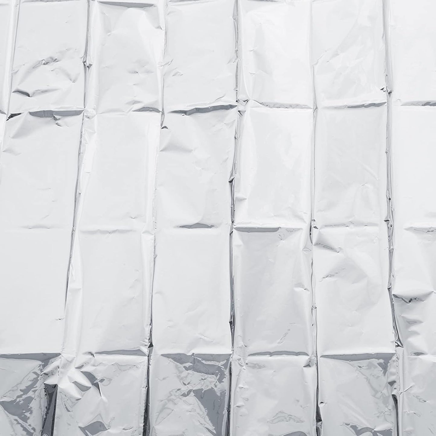 Mylar Sheet,6Pcs High Silver Reflective Mylar Film for Plant Growth | First Aid | Outdoor Survival Mylar Blanket Environmentally-Friendly Mylar Film Foil Sheet for Greenhouse 82.68 x 47.24in
