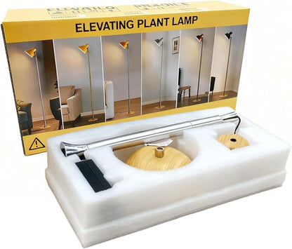 yadoker Plant Grow Light for Indoor Plant, Aluminum LED Grow Light,Elevating Plant Lamp,Height Adjustable,Automatic Timer with 8/12/16Hours,10-Level Brightness,Ideal for Large Plant Grow