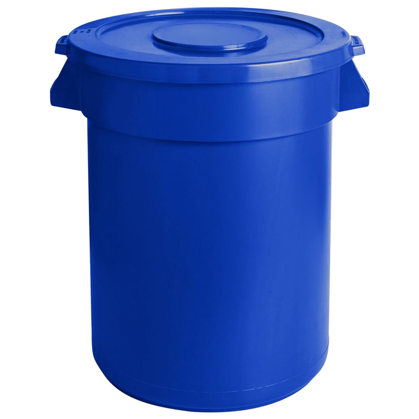 PRO&Family Trash can with Lid (Blue, 44 Gallon)