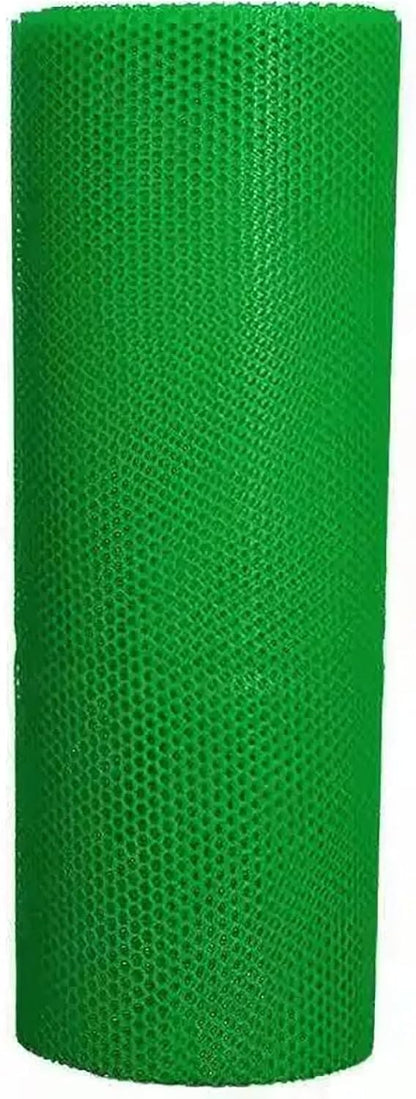 XIFENG Plastic Chicken Wire Mesh Fence Roll, Plastic Fencing Poultry Fencing Netting for Garden Fencing Farm Cats Dogs Rabbit Snake Animal Barrier(Size:0.47''mesh-33'L x 3.3'W Roll,Color:Green)