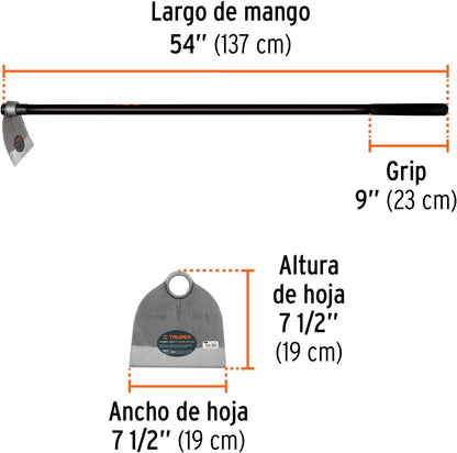 TRUPER AL-1M Round Eye Hoes w/ 54" Handle 1.6Lb (0.72Kg)