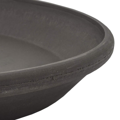 PSW Pot Collection AP35DC 14-inch Plastic/Stone/Wood Composite Plant Saucer Drip Tray – No Drainage