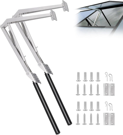 Auto Roof Vent Opener 2PCS Greenhouse Automatic Vent Window Opener Greenhouse Accessories Solar Heat Sensitive Auto Vent Kit Gardening Tools for Ventilation