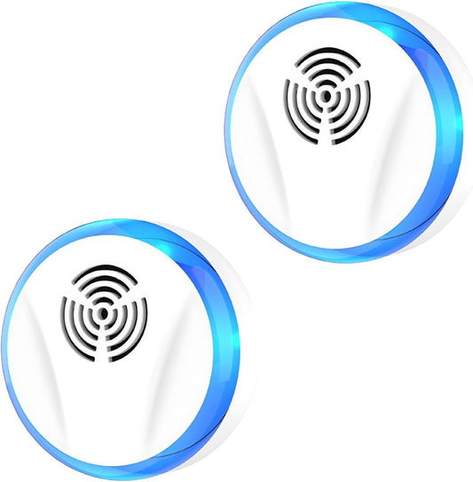 Ultrasonic Pest Control Repeller Indoor Plug in for Rodent Control, Mosquito Repellent, Cockroach Killer, Spider Deterrent, Electronic Mice Repellent. (2, White)
