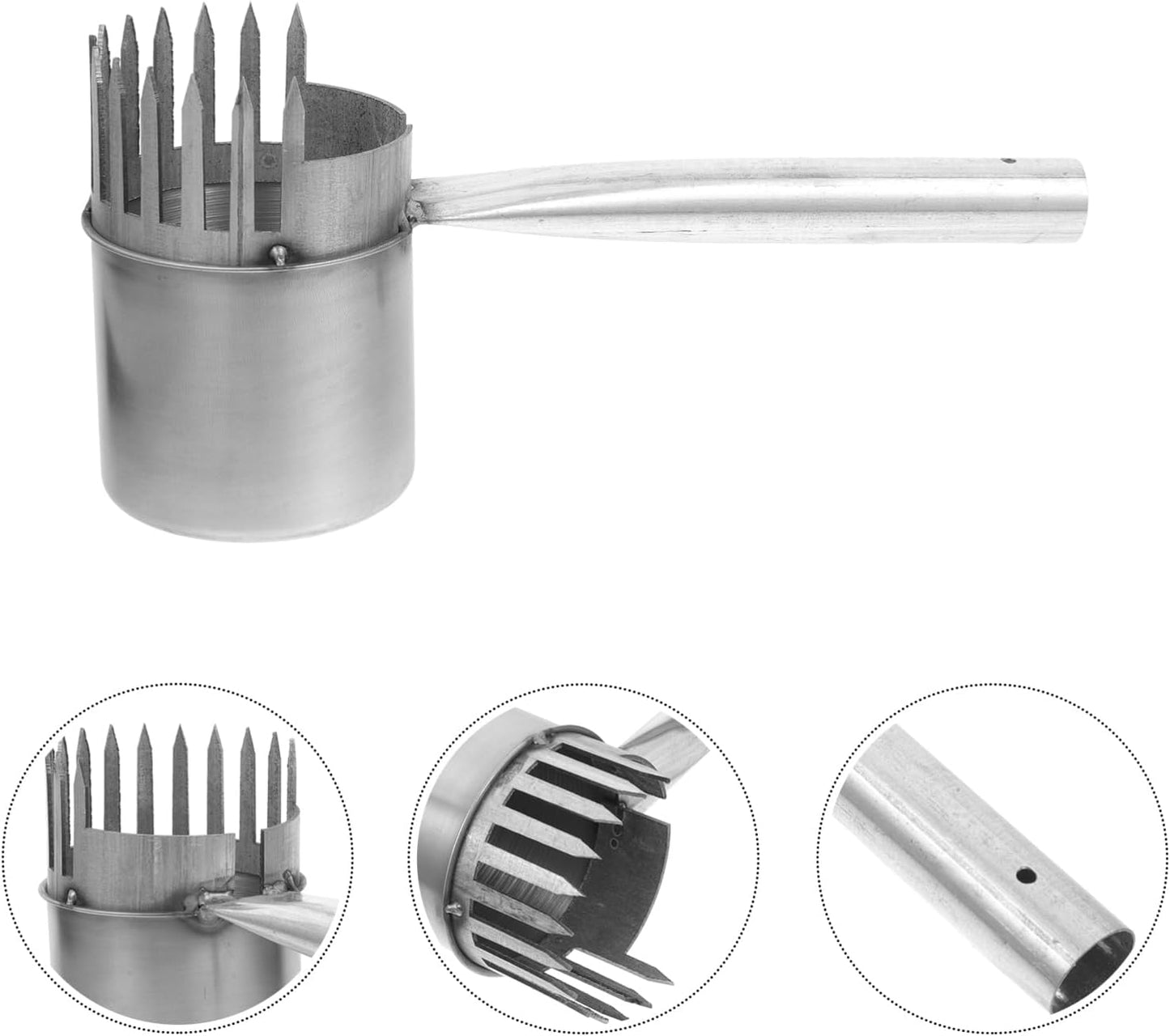 Metal Fruit Picker Tool for Garden Lightweight and Efficient Blueberry and Berry Harvesting Tool and Easy to Use for Home Garden and Orchard