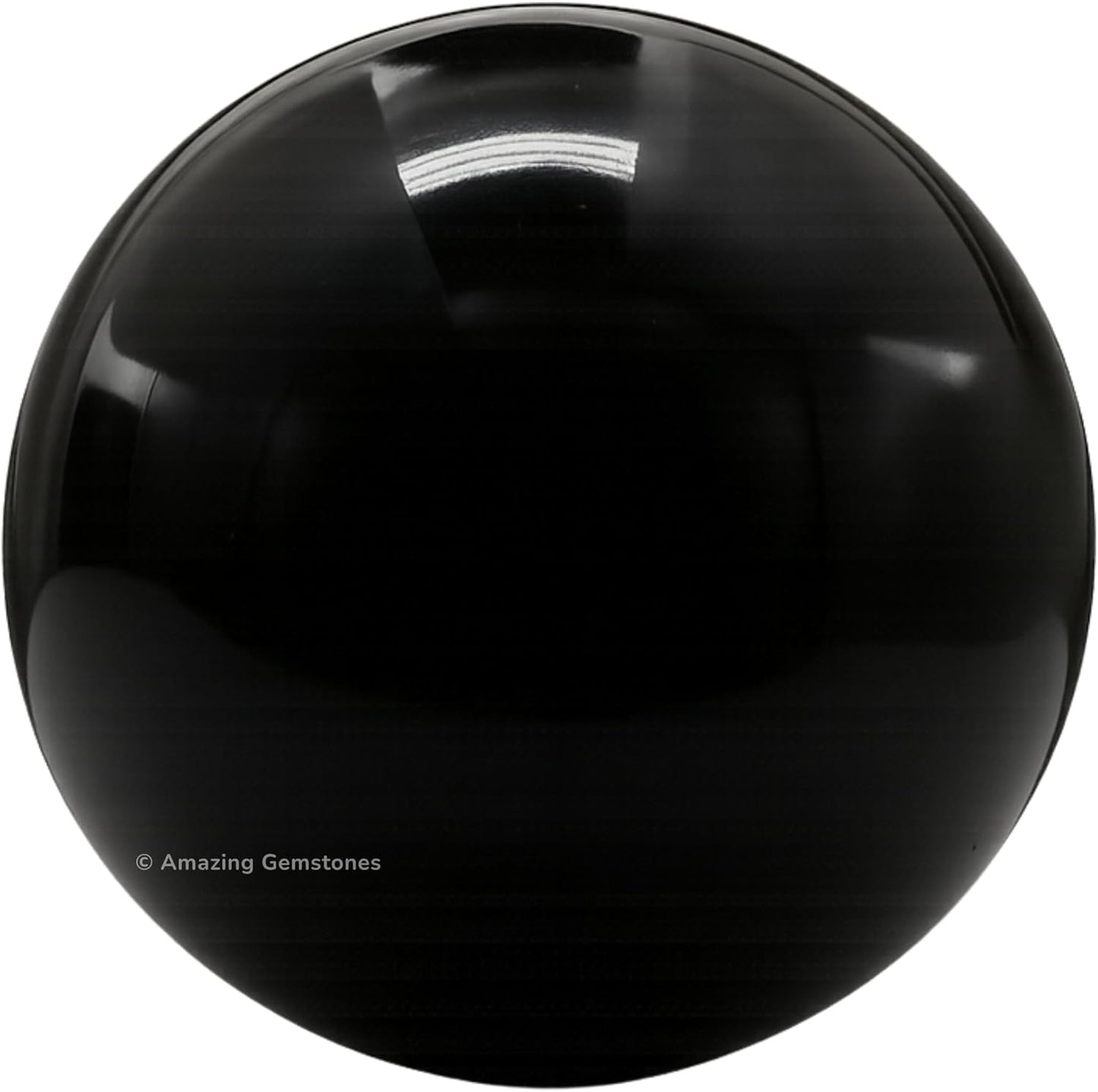 Amazing Gemstone Black Obsidian Crystal Ball with Stand - 2" Inches Crystal Sphere Meditation Balls for Witchcraft and Decorative Balls