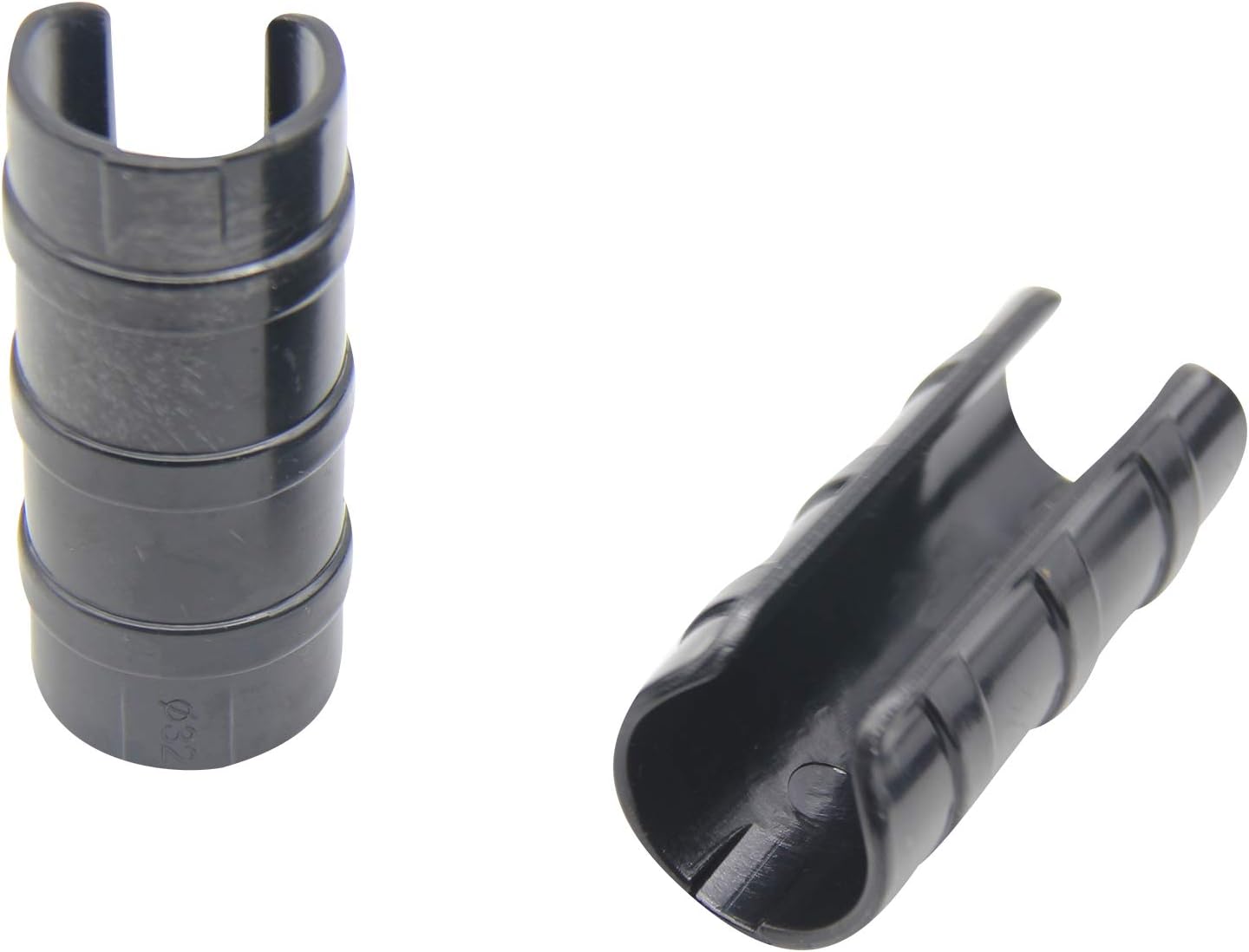 Garden Buildings Tube Clip 1.26 inch Black Greenhouse Clips Greenhouse Frame Pipe Tube Film Clip Connector Kit Pack of 10, Can Clamping Something Outer Diameter of 1.22-1.3in