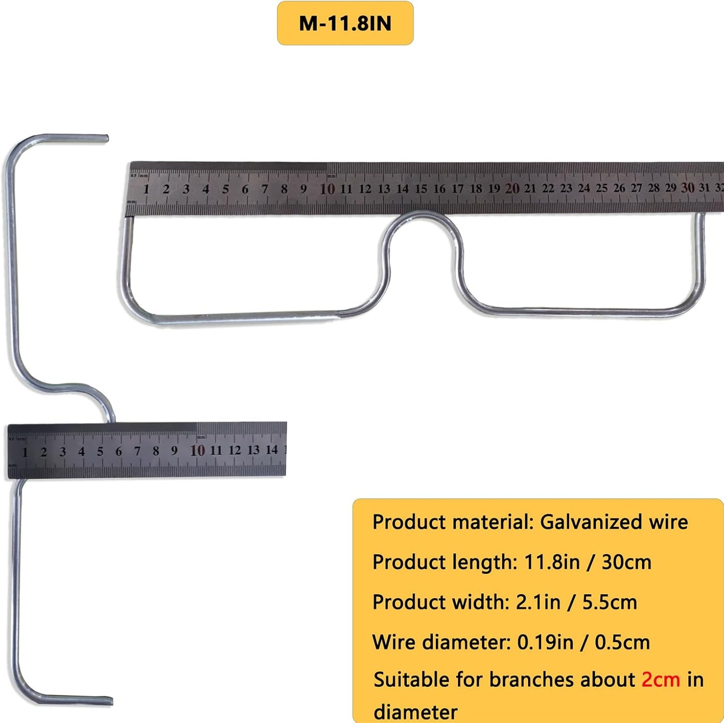 Fruit Tree Branch Spreader 11.8 inch, 21 pcs Tree Branch Puller Fruit Tree Branch Spreader,Fruit Tree Branch Shaper Tools to Improve Yield Tree Training Tool