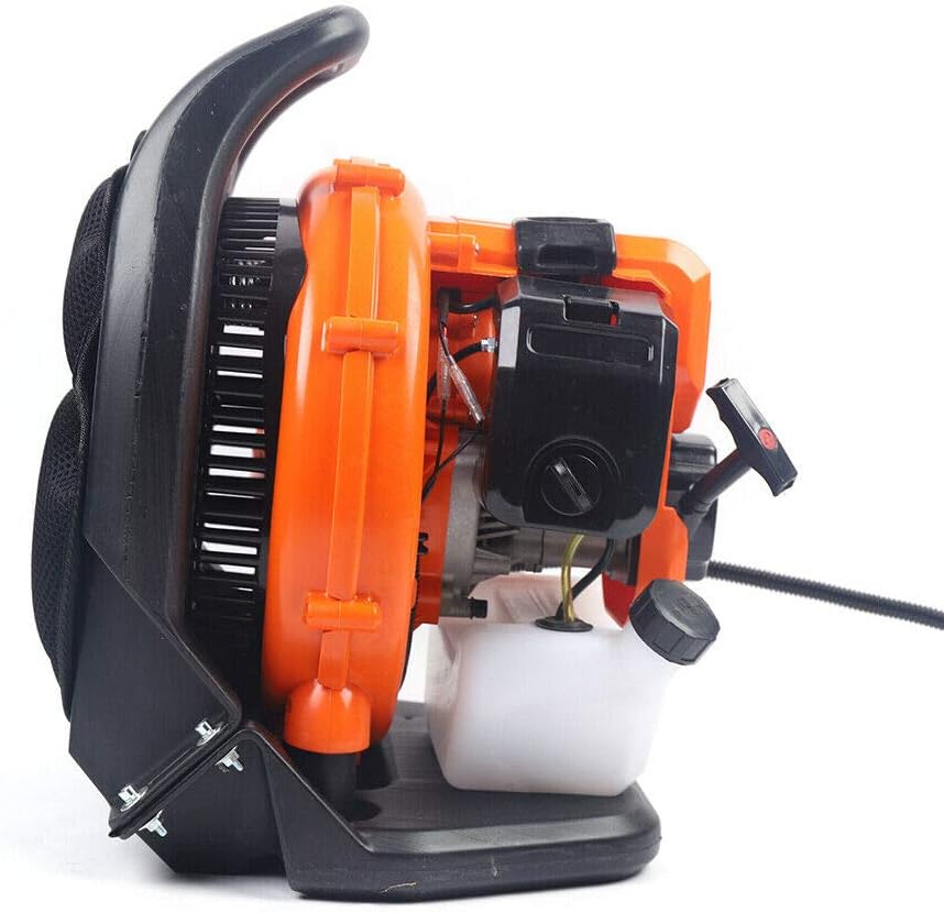 2-Strokes Gas Leaf Blower Backpack Gas-Powered Backpack Blower 42.7CC Engine Backpack Blower Commercial Blower for Lawn Garden Blowing Leaves Snow Debris and Dust
