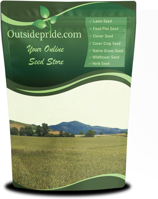 Outsidepride Western Native Grass Seed Mix - 25 lbs. Perennial Blend of Warm & Cool Season, Drought Tolerant Grass Seed for Natural Landscaping w/Wildflower, Soil Health Improvement & Erosion Control
