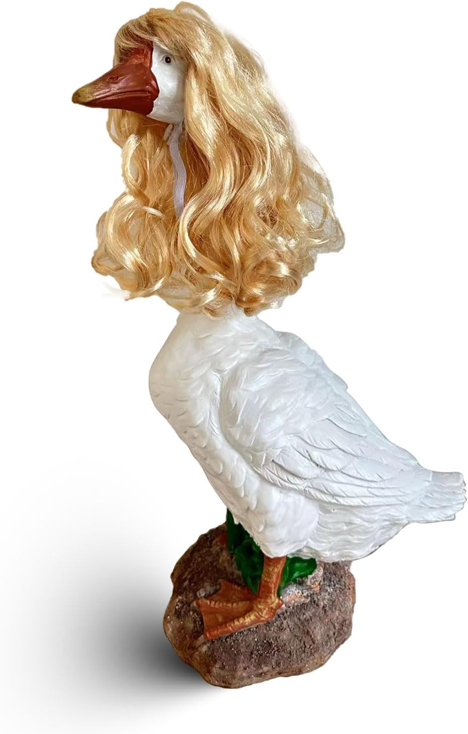 Porch Goose Wigs, Porch Goose Outfits Lawn Goose Statue Accessories for Outdoor Garden Patio Yard Goosey Decor （Style 14）