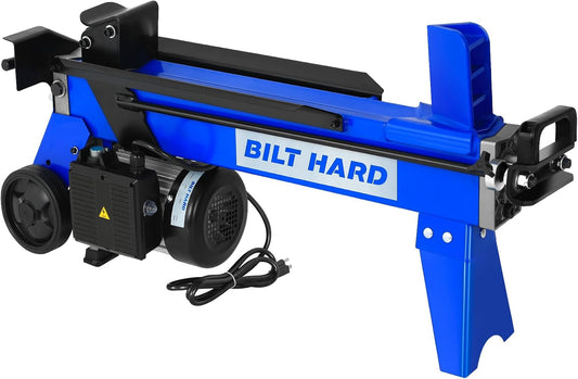 BILT HARD Log Splitter 6.5 Ton, Wood Splitter Electric Powered 15Amp, with Hydraulic Ram, Electric