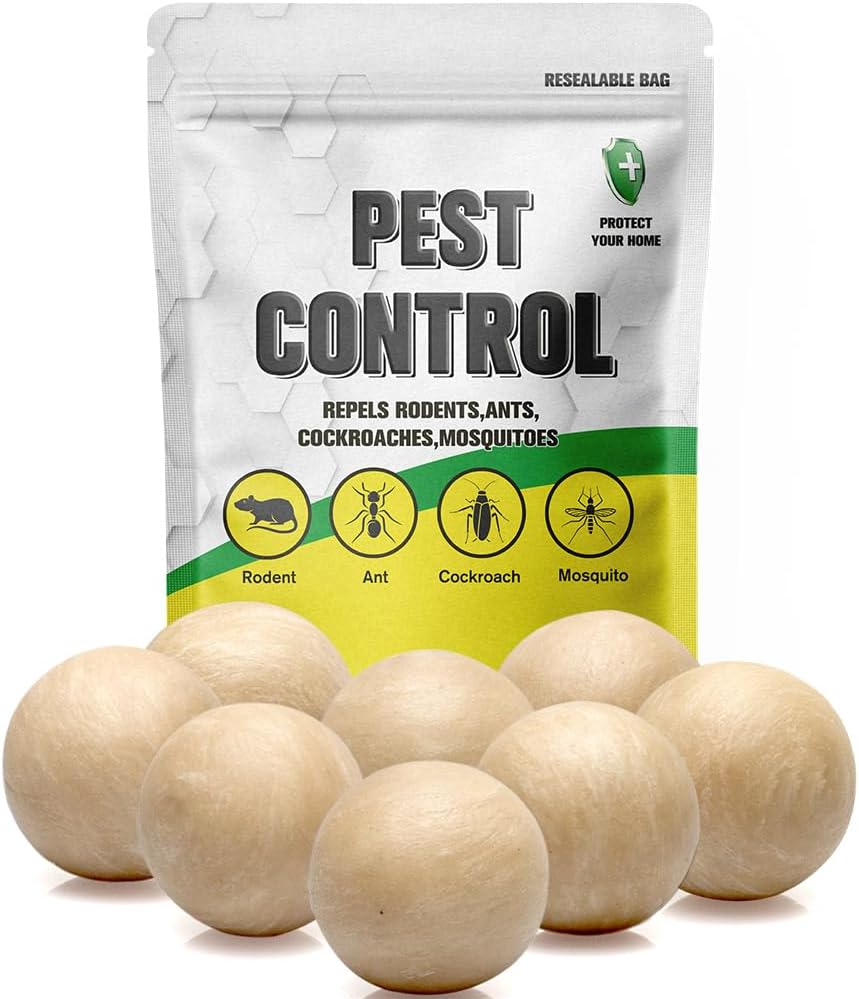 Pest Control, Mice Repellent Indoor, Rat Repellent, Mouse Repellent Outdoor, Long-Lasting Rodent Repellent Indoor, Repel Mice, Mouse, Rats, Ants, Roaches, Spiders, Moths & Other Pests-10P