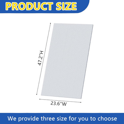 Polycarbonate Greenhouse Panels, Twin-Wall Polycarbonate Sheet, Clear Panels for Greenhouse,Outdoor Garden, Plant Stand Roof (Grey 47.2''H x 23.6''W x 0.16''T, 14)