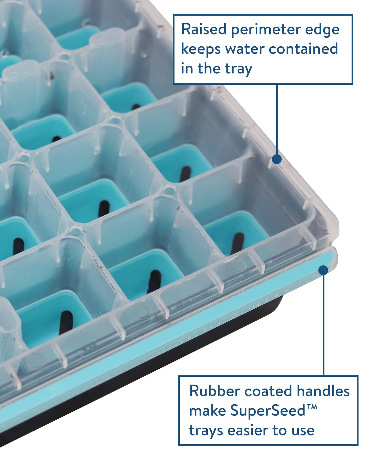 Burpee SuperSeed 36-Cell Reusable Seed Starting Tray for Indoor Seedlings