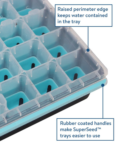 Burpee SuperSeed 36-Cell Reusable Seed Starting Tray for Indoor Seedlings