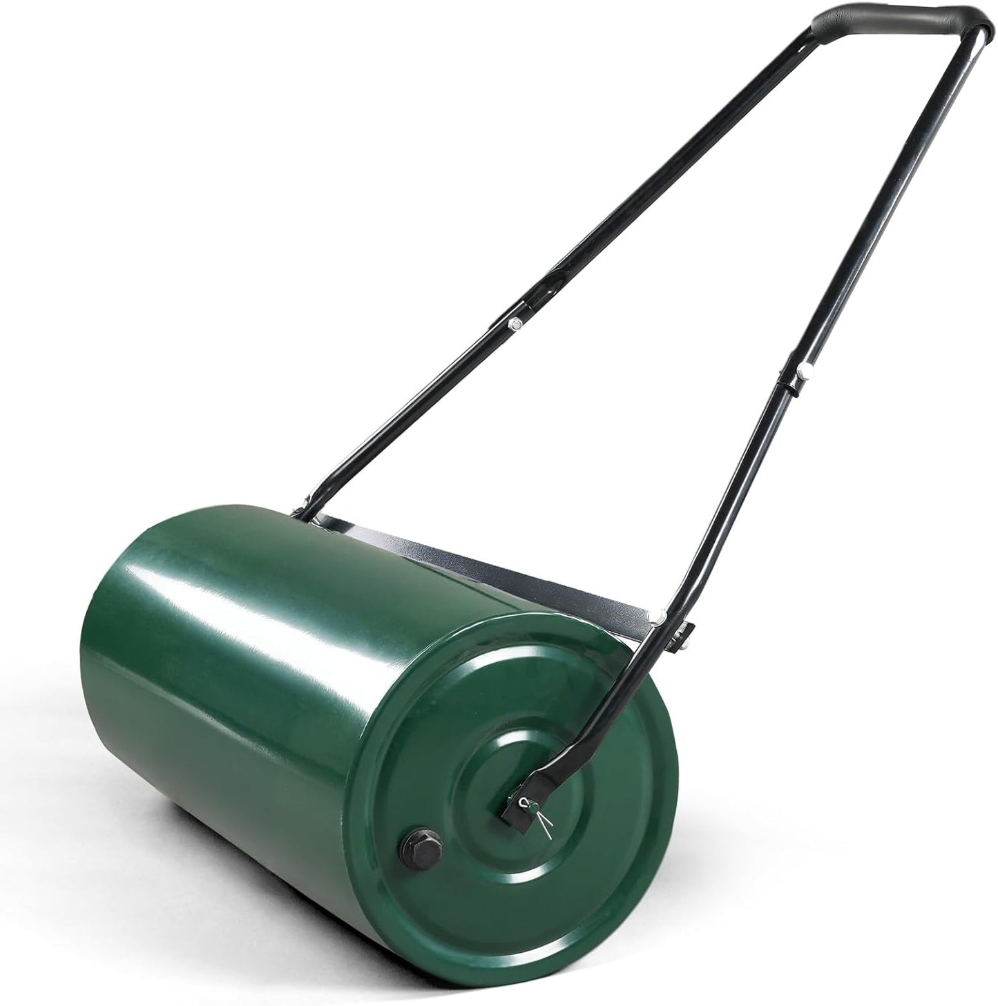 Outvita Lawn Roller, 13 Gallons Water and Sand Filled Garden Drum Roller with U Shaped Handle Tow beind Sod Roller for Planting, Seeding(Green ＆ Black)