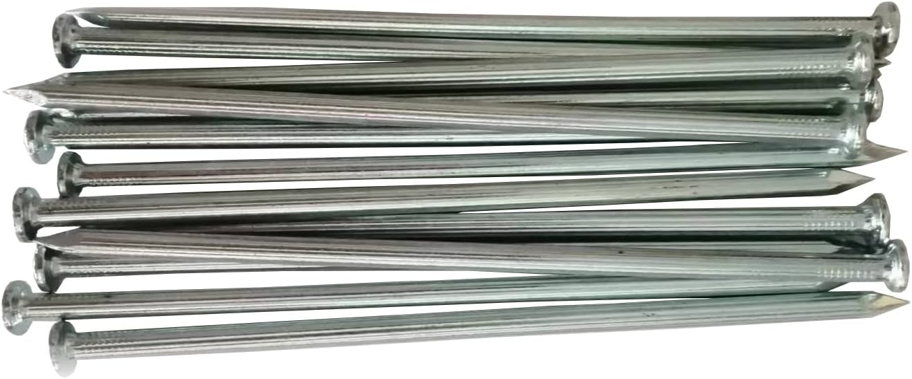 Metal Stakes,35Pcs 6 Inch Galvanized Landscape Spikes,Garden Nails for Turf,House Construction,Carpentry NailTent and More