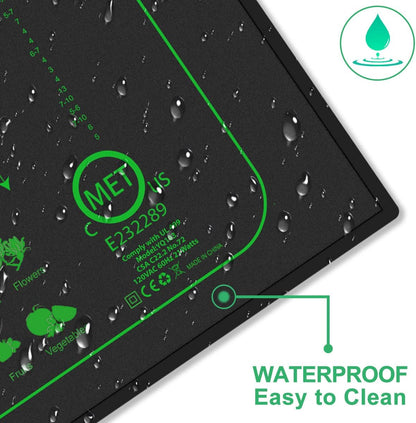 2 Pack Seedling Heat Mat for Seed Starting,20" x 20.75" Waterproof Heating Pad for Indoor Plants Germination(L)