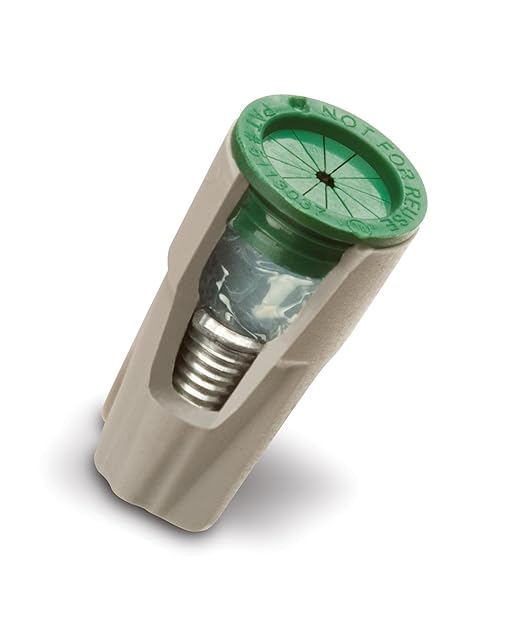 Rain Bird WPCONN10 Waterproof Grease Cap Wire Connectors, 10-Pack, Black/Green
