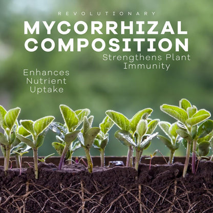 DYNOMYCO Granular Mycorrhizal Fungi Inoculant, 100g/3.5oz – Boosts Root Growth, Yields & Nutrient Uptake – 900 Propagules/g, Concentrated Granules, & OMRI Listed – Biofertilizer for Plant Growth