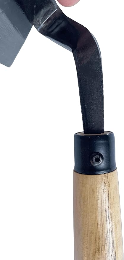 Left Handed Gardening Tools, Garden Hoe, Crack Weeder, Japanese Weeding Sickle, Grass Cutter Hand Tools for Lawn, Yard, Patio, Farming