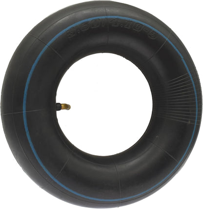 3.50/4.10-5 (11 x 4.00-5) Inner Tube with Bent Valve Stem, fits following Tire sizes as 4.10/3.50-5 11x4x5 11x4.00-5, for Wheelbarrow Barrow Sack Truck Trolley, and more.
