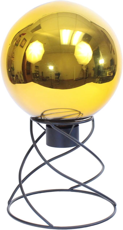 RSR Industries Echo Valley 8104 10-Inch Glass Gazing Globe, Gold