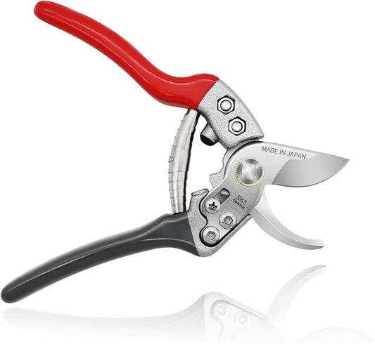 Pruning Shears [Made in Japan] Professional 7.5 Inch Premium Plant Garden Scissors Secateurs with Ergonomic Handle, Bypass Hand Pruners Branch Gardening Clippers for Plants