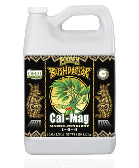 FoxFarm BushDoctor Cal-Mag - Liquid Calcium & Magnesium Supplement, Prevents Blossom End Rot & Tip