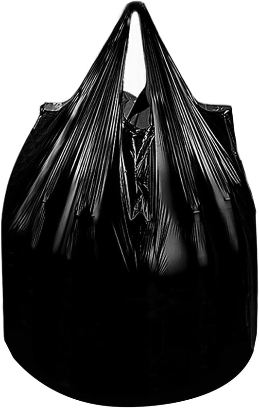 4 Gallon Trash Bag with Handles, Pack of 80, Unscented Garbage Bags, Size 45 * 55cm, 4.15g/pcs