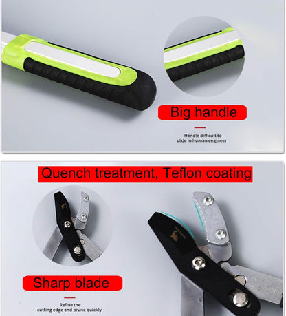 Lopper Extendable Branch Cutter 65Mn Loppers Shears with 5 Layers Handle Adjustment, 2 Inch Tree Trimmer Maximum Length 40.5" Hand Pruner