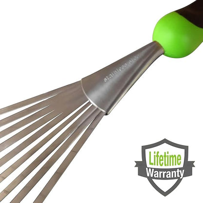 Garden Guru Stainless Steel Hand Rake Soil Tiller with Ergonomic Handle, Great for Gardening, Cultivating, Loosening Soil & Spreading Mulch, Raking Flower Beds - 1 Case (50 Pcs)
